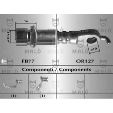 80879 Malo Тормозной шланг