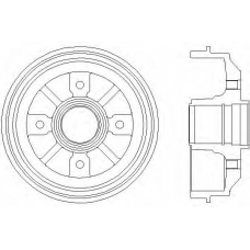 62507 PAGID Тормозной барабан