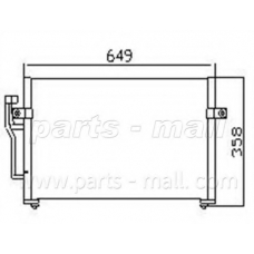 PXNCG-001 Parts mall Конденсатор, кондиционер