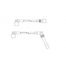 PS 6727 SCT Комплект проводов зажигания