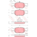 GDB1564 TRW Комплект тормозных колодок, дисковый тормоз