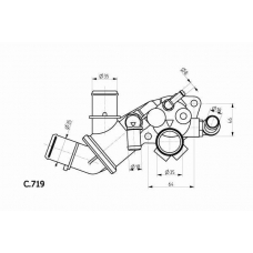 C.719.75 BEHR Термостат, охлаждающая жидкость