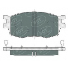 SP 379 SCT Комплект тормозных колодок, дисковый тормоз