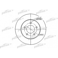 PBD2678 PATRON Тормозной диск