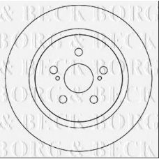 BBD5346 BORG & BECK Тормозной диск