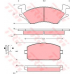 GDB769 TRW Комплект тормозных колодок, дисковый тормоз