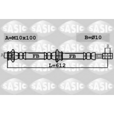 6606082 SASIC Тормозной шланг