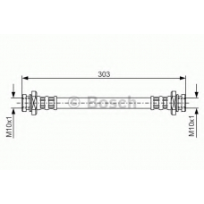 1 987 476 436 BOSCH Тормозной шланг