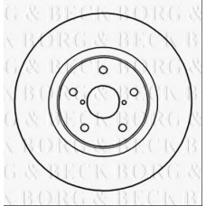 BBD6035S BORG & BECK Тормозной диск