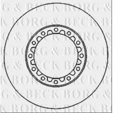 BBD6025S BORG & BECK Тормозной диск