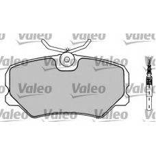 597077 VALEO Комплект тормозных колодок, дисковый тормоз