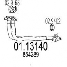 01.13140 MTS Труба выхлопного газа