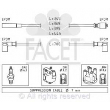 4.9103 FACET Комплект проводов зажигания