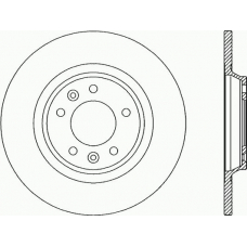 BDR2034.10 OPEN PARTS Тормозной диск