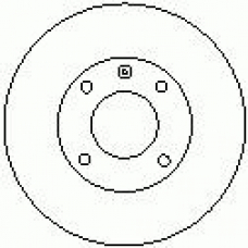 61054 10 KAWE Тормозной диск