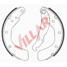 629.0613 VILLAR Комплект тормозных колодок