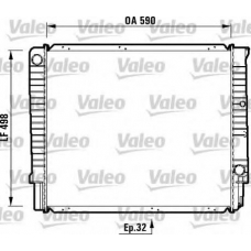 732369 VALEO Радиатор, охлаждение двигателя