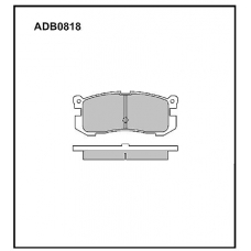 ADB0818 Allied Nippon Тормозные колодки