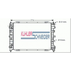 1800851 KUHLER SCHNEIDER Радиатор, охлаждение двигател