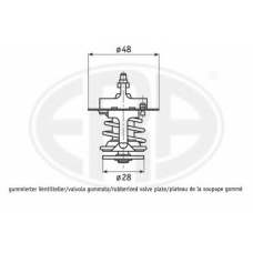 350365 ERA Термостат, охлаждающая жидкость