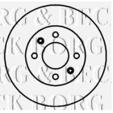 BBD4428 BORG & BECK Тормозной диск