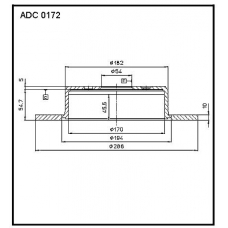 ADC 0172 Allied Nippon Гидравлические цилиндры