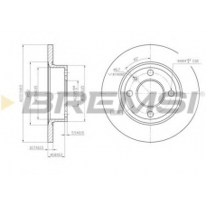 DBA875S BREMSI Тормозной диск