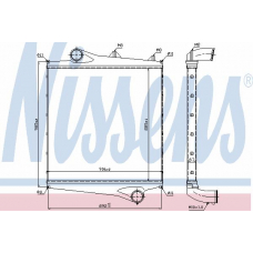 96961 NISSENS Интеркулер