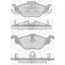 363916060355 MAGNETI MARELLI Комплект тормозных колодок, дисковый тормоз