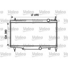 734336 VALEO Радиатор, охлаждение двигателя