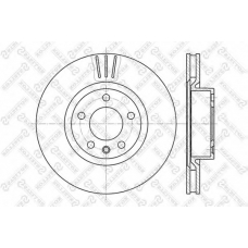 6020-3622V-SX STELLOX Тормозной диск