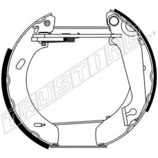6283 TRUSTING Комплект тормозных колодок