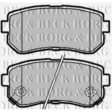 BBP2104 BORG & BECK Комплект тормозных колодок, дисковый тормоз