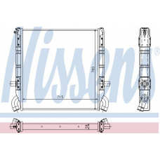 64070 NISSENS Радиатор, охлаждение двигателя