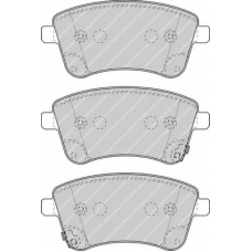 FDB4339 FERODO Комплект тормозных колодок, дисковый тормоз