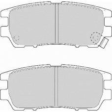 FD6736A NECTO Комплект тормозных колодок, дисковый тормоз