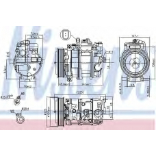 890191 NISSENS Компрессор, кондиционер