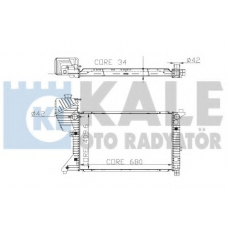 330300 KALE OTO RADYATOR Радиатор, охлаждение двигателя