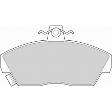 FD6360N NECTO Комплект тормозных колодок, дисковый тормоз