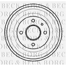 BBR7015 BORG & BECK Тормозной барабан