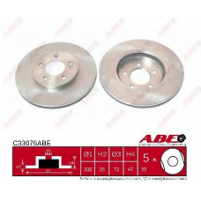 C33076ABE ABE Тормозной диск