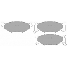 FBP-0987 FREMAX Комплект тормозных колодок, дисковый тормоз