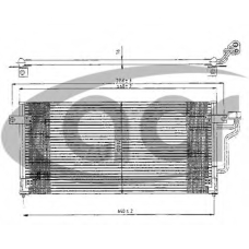 300198 ACR Конденсатор, кондиционер