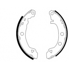 8DB 355 001-061 HELLA Комплект тормозных колодок