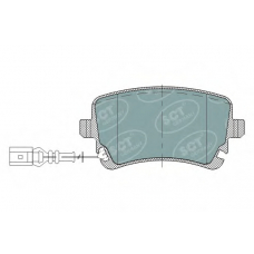 SP 288 PR SCT Комплект тормозных колодок, дисковый тормоз