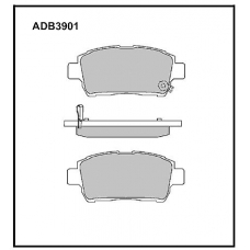 ADB3901 Allied Nippon Тормозные колодки