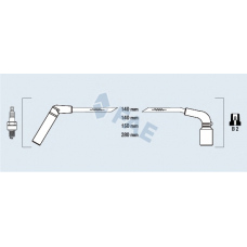 83566 FAE Комплект проводов зажигания