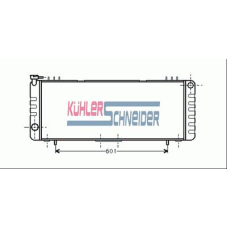 5300241 KUHLER SCHNEIDER Радиатор, охлаждение двигател