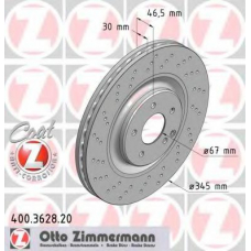 400.3628.20 ZIMMERMANN Тормозной диск