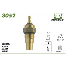 3052 MTE-THOMSON Датчик, температура охлаждающей жидкости; Датчик, 